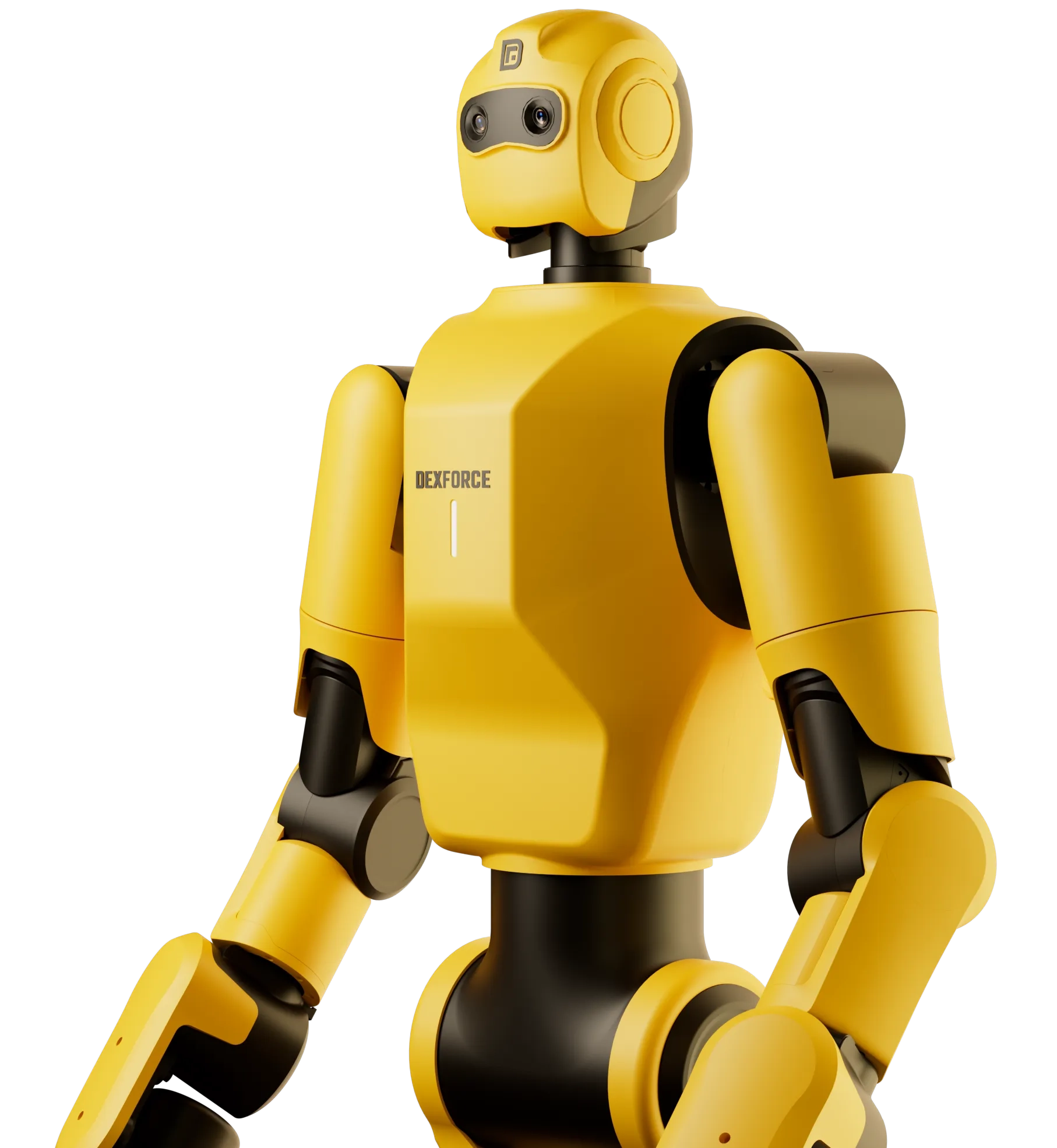 跨维智能人形机器人DexForce W1 Pro展示序列动画起始帧